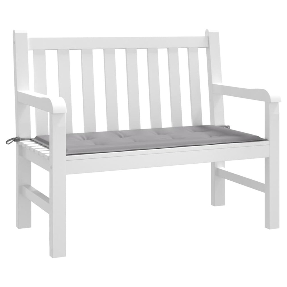 Garden Bench Cushion Gray Oxford fabric, Foam fiber 47.2 x 19.7 in. Picture 3