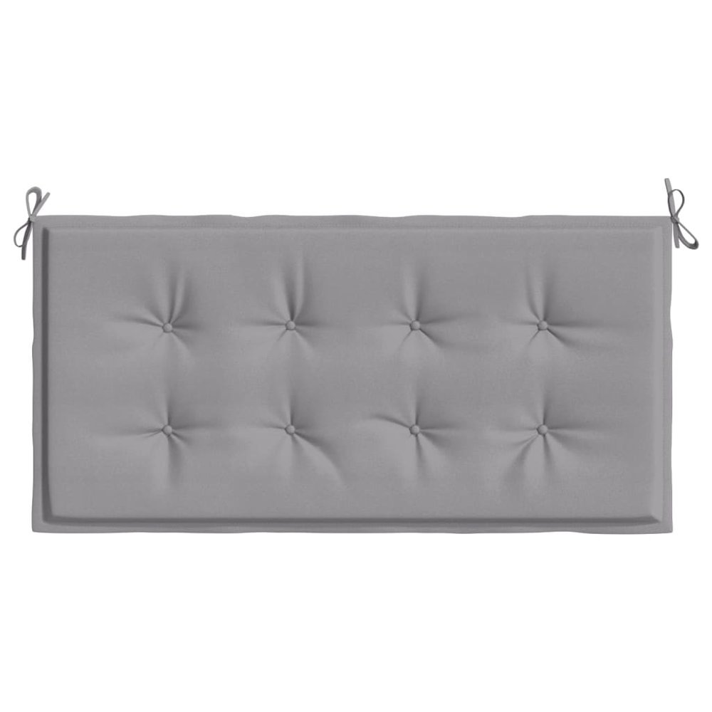 Garden Bench Cushion Gray Oxford fabric, Foam fiber 47.2 x 19.7 in. Picture 4