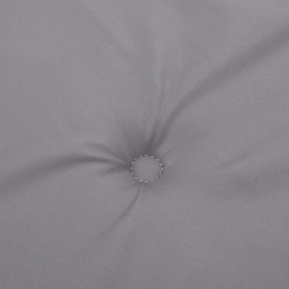 Garden Bench Cushion Grey Oxford fabric (100% polyester). Picture 5
