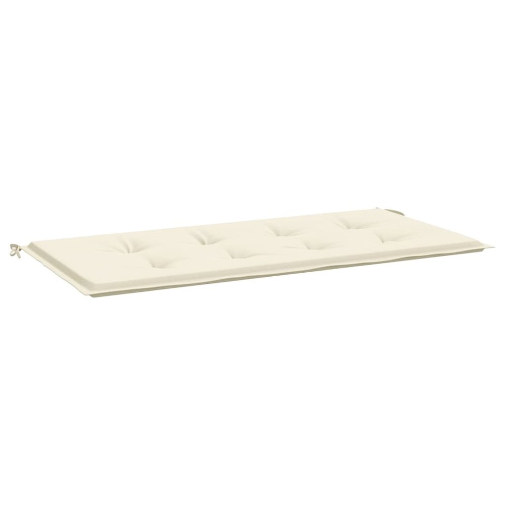 Garden Bench Cushion Cream Oxford fabric (100% polyester), Foam fiber. Picture 2