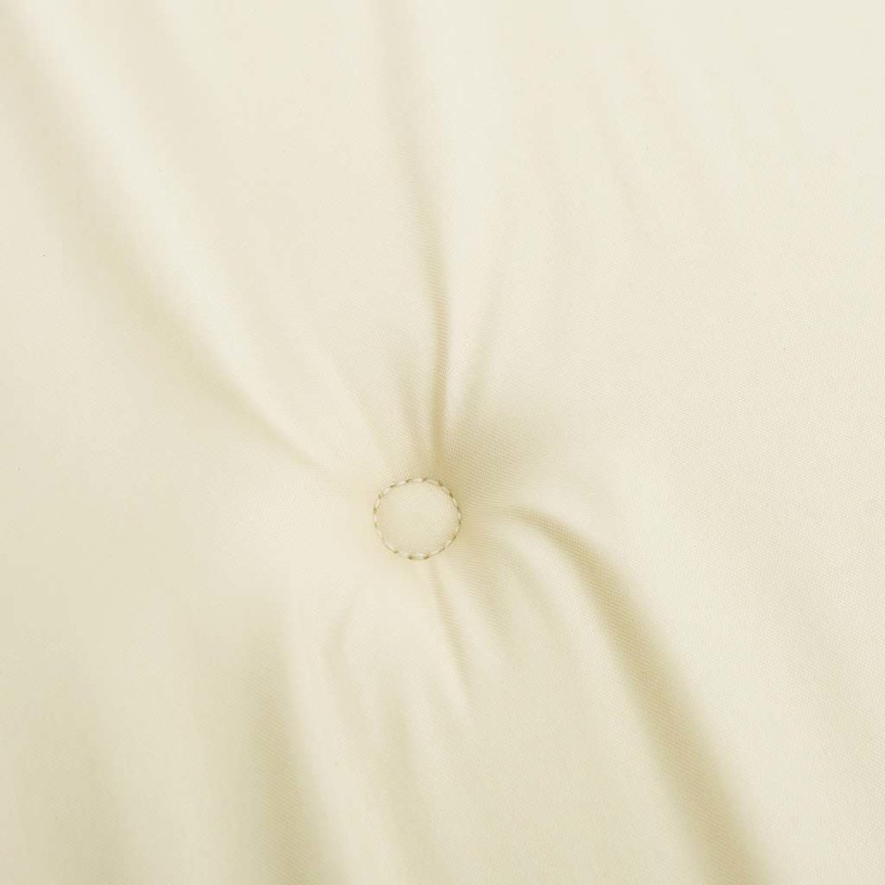 Garden Bench Cushion Cream Oxford fabric 59.1 x 19.7 x 1.6 in. Picture 6