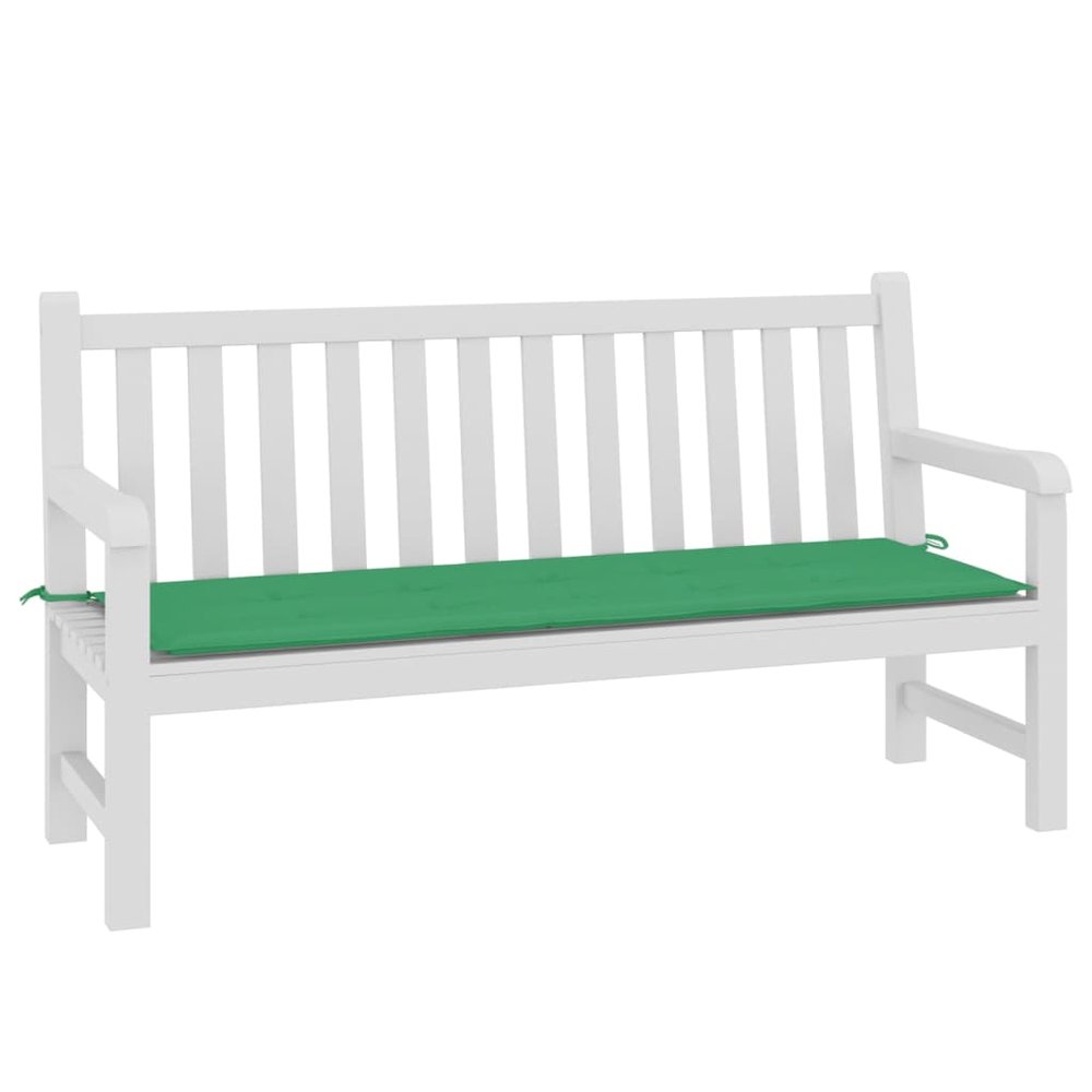 Garden Bench Cushion Green Oxford fabric 59.1 x 19.7 in. Picture 3