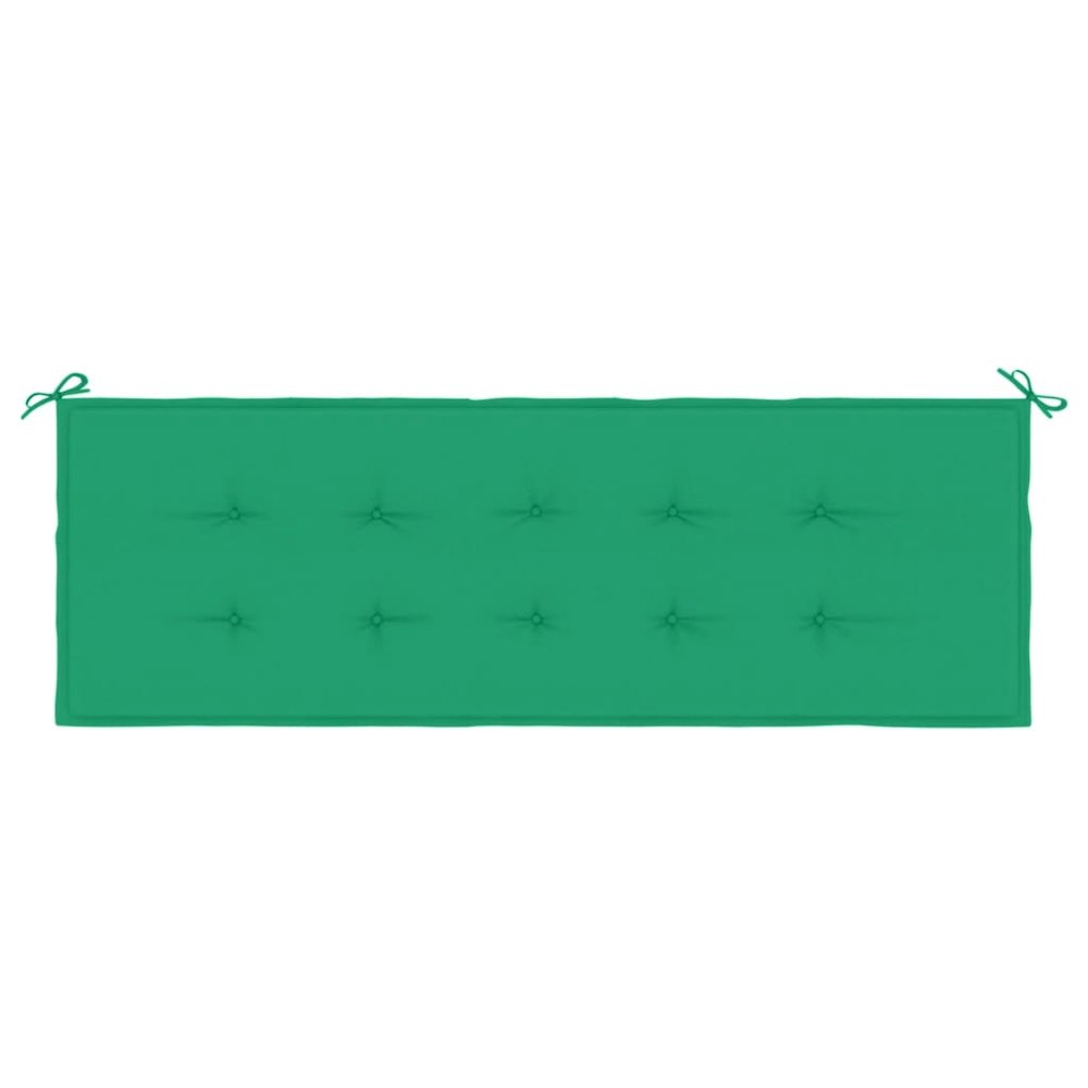 Garden Bench Cushion Green Oxford fabric 59.1 x 19.7 in. Picture 4