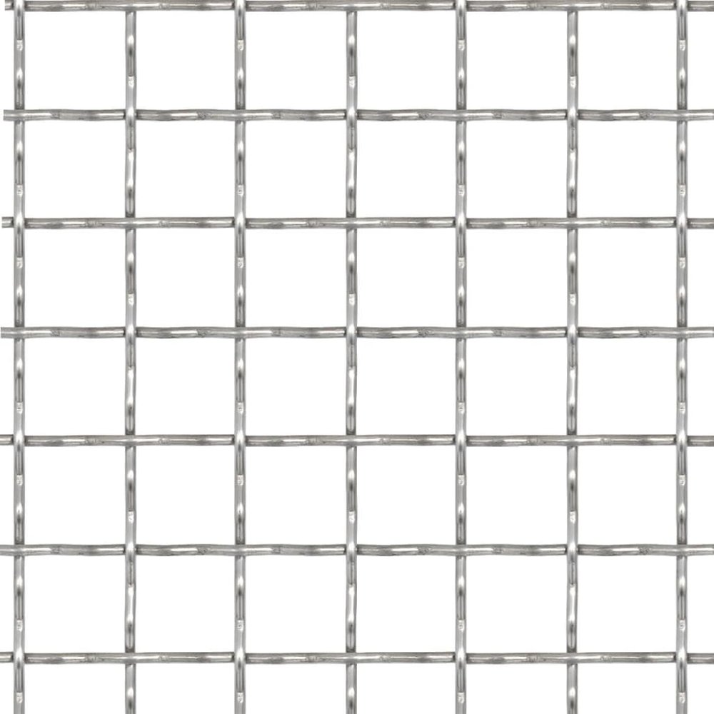 Crimped Garden Wire Fence Stainless Steel 39.4"x33.5" 0.8"x0.8"x0.1". Picture 2