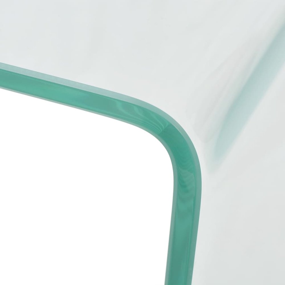 Coffee Table Clear Tempered safety glass Small Modern. Picture 4