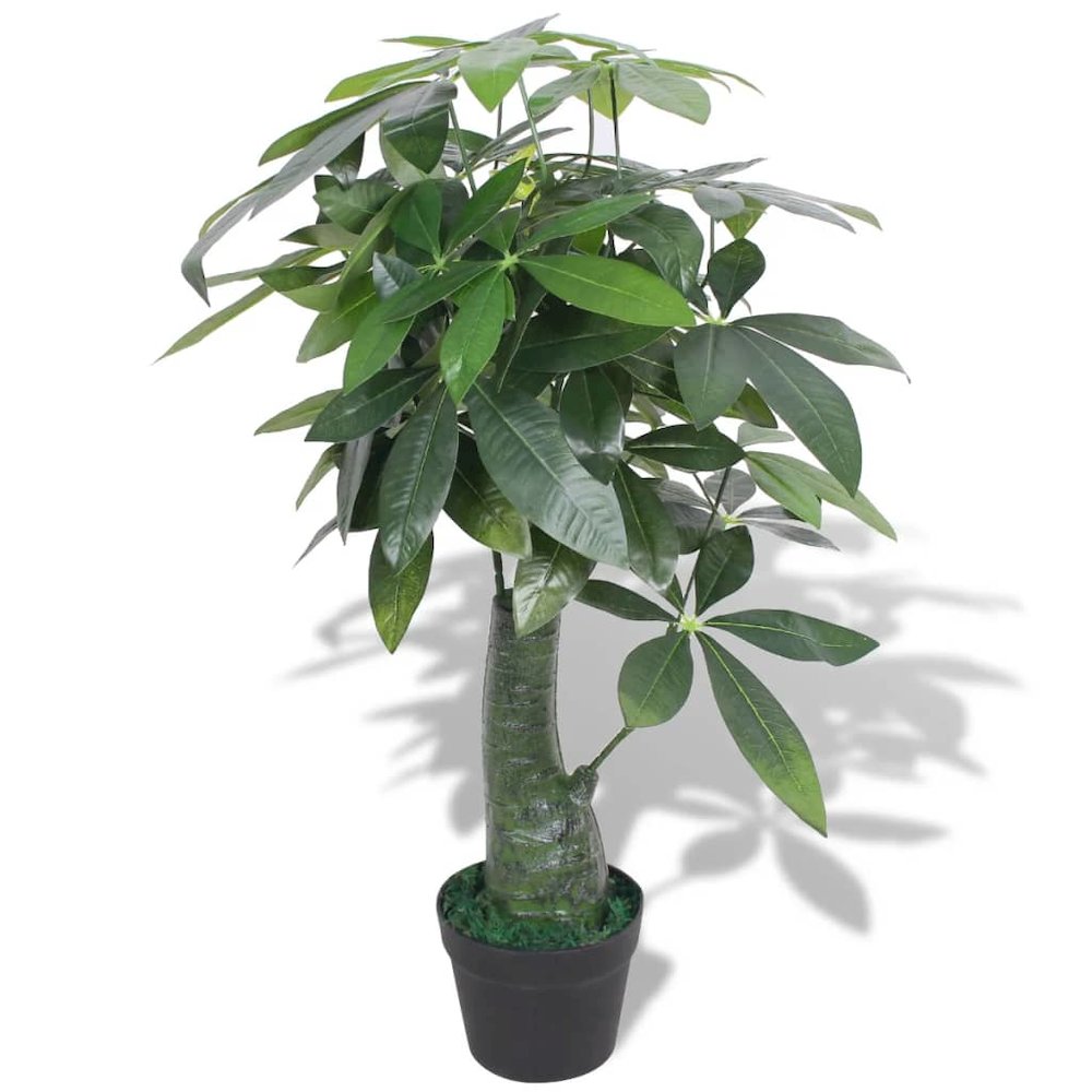Artificial Plant Green Plastic, Painted wood 33.5 in. Picture 1