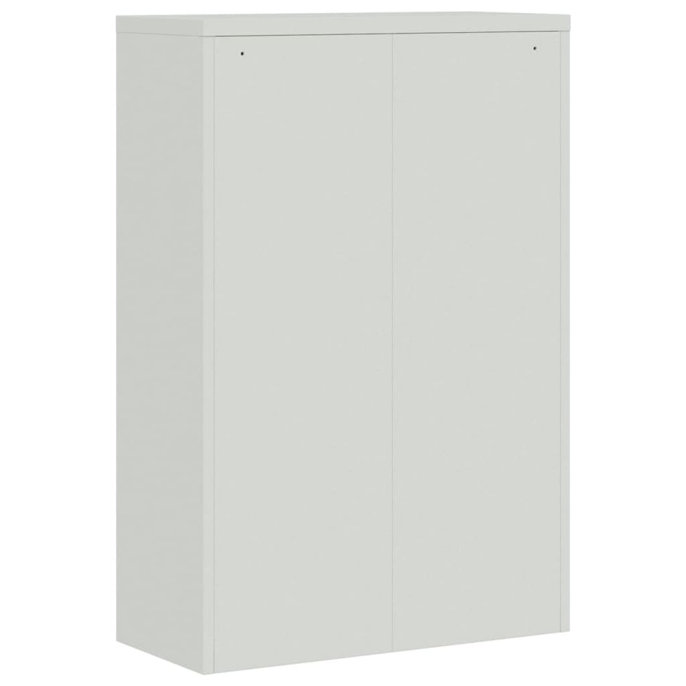 Filing Cabinet Grey Steel Large Height-Adjustable Shelves. Picture 6