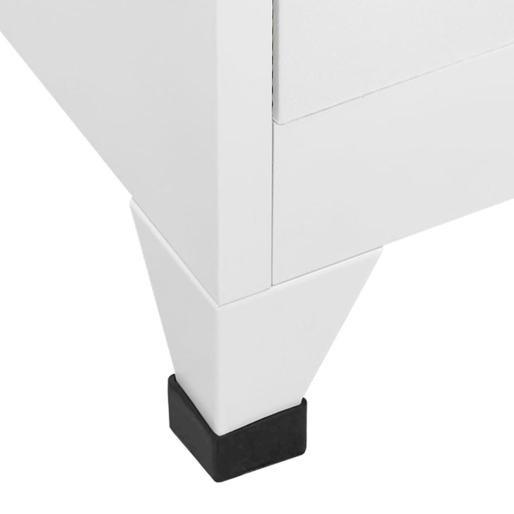 Locker Grey Steel Large Lockers Rectangular Industrial. Picture 6