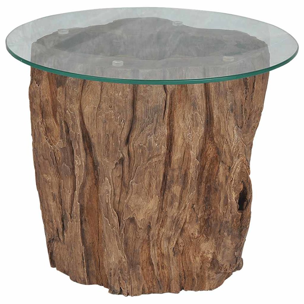 Coffee Table Brown Teak wood Standard Durable Coffee Table. Picture 1