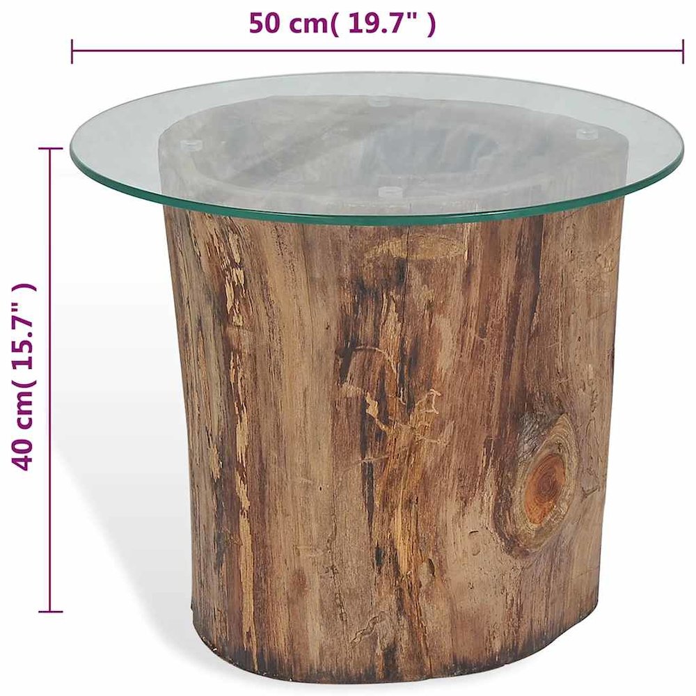 Coffee Table Brown Teak wood Standard Durable Coffee Table. Picture 12