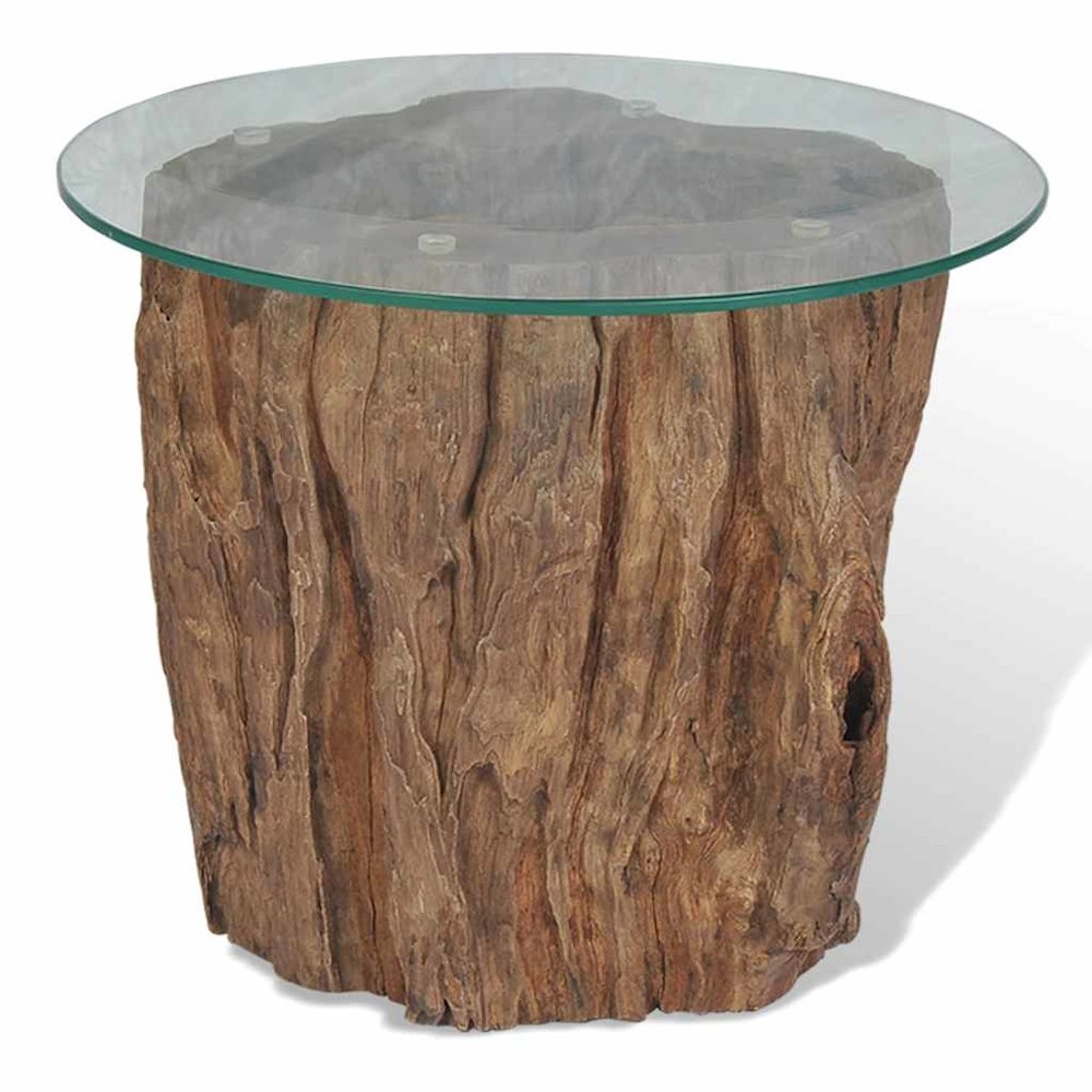 Coffee Table Brown Teak wood Standard Durable Coffee Table. Picture 3