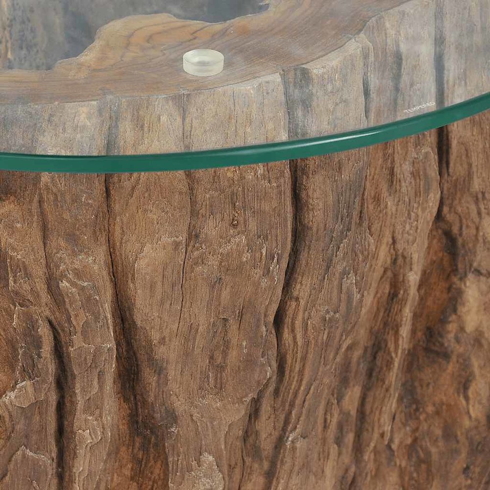 Coffee Table Brown Teak wood Standard Durable Coffee Table. Picture 10
