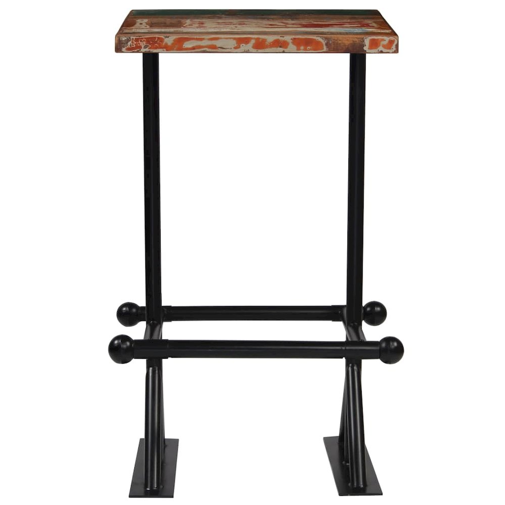 Bar Set Multicolour Solid Reclaimed Wood Medium Industrial. Picture 3