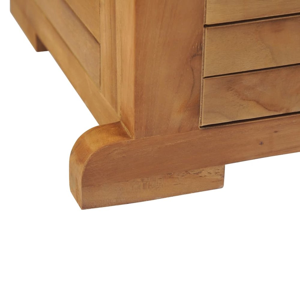 Bar Table Brown Solid Teak Wood Large Foldable Bar Table. Picture 12