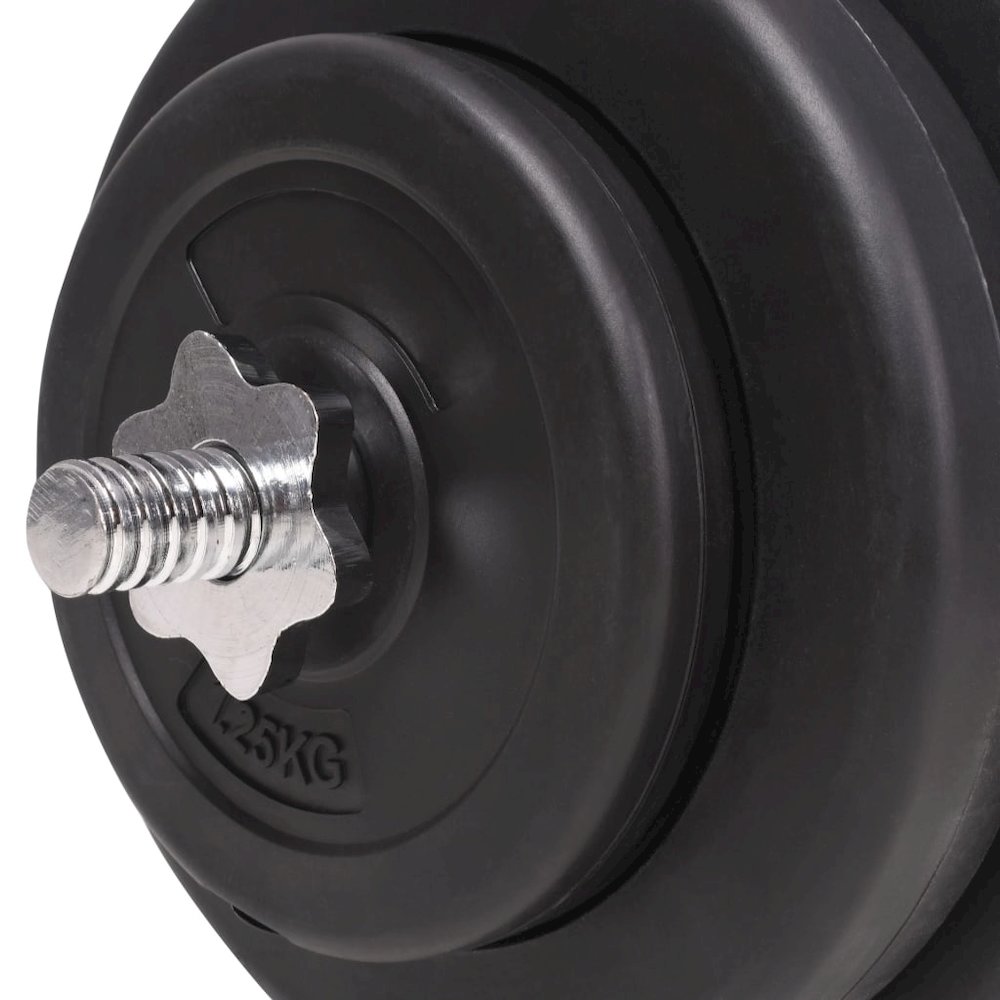 vidaXL Barbell and Dumbbell Set 264.6 lb. Picture 11