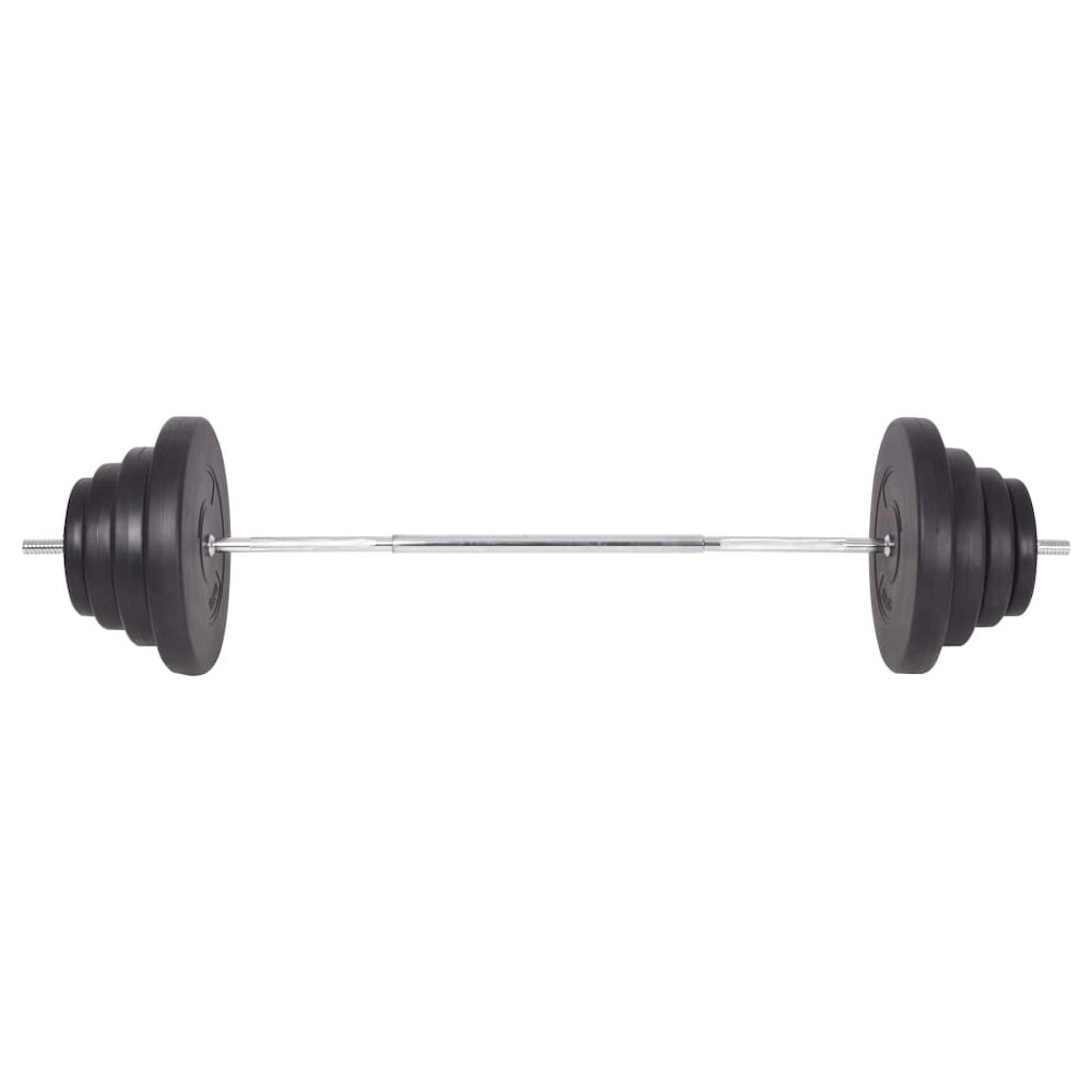 vidaXL Barbell and Dumbbell Set 264.6 lb. Picture 5