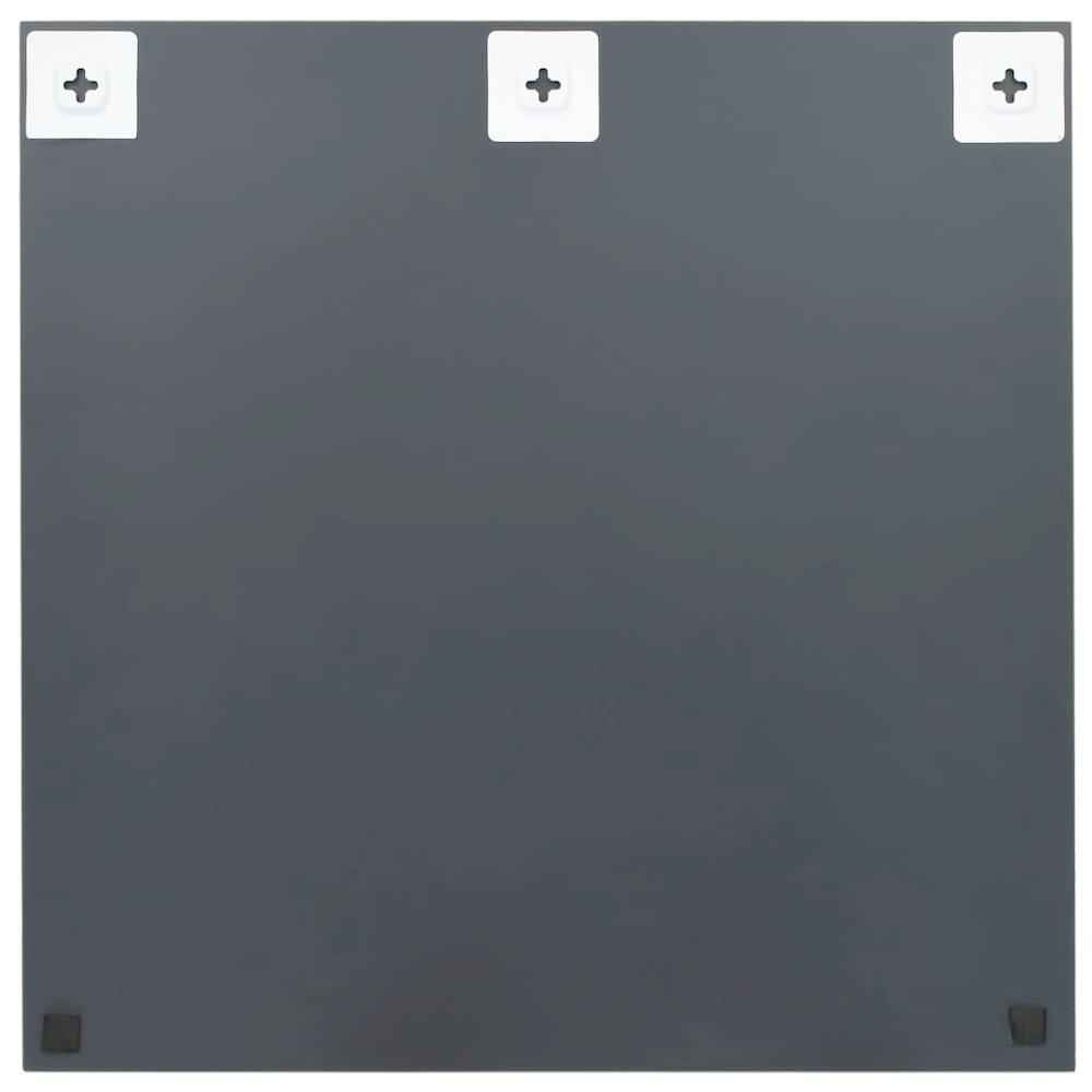 Wall Mirror Transparent Glass 23.6 x 23.6 in Minimalistic. Picture 4