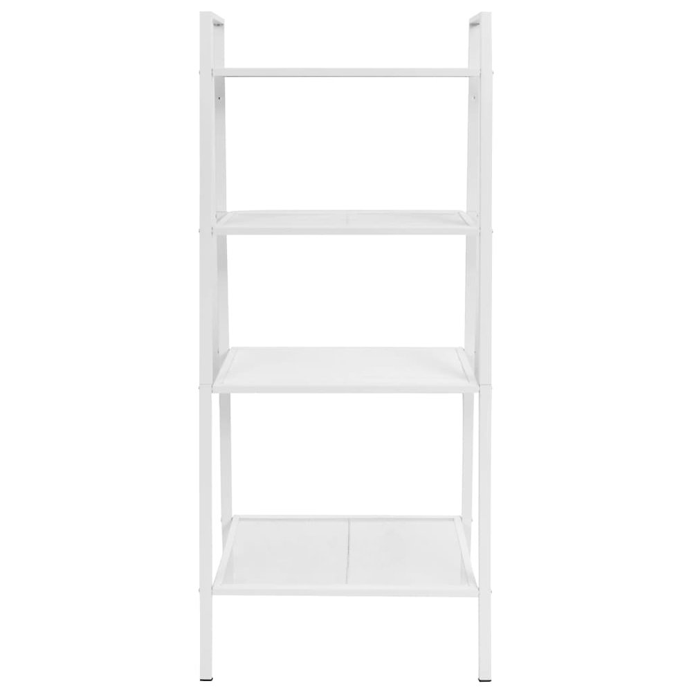 Display Shelf White Sheet Metal Medium Storage Shelf. Picture 2
