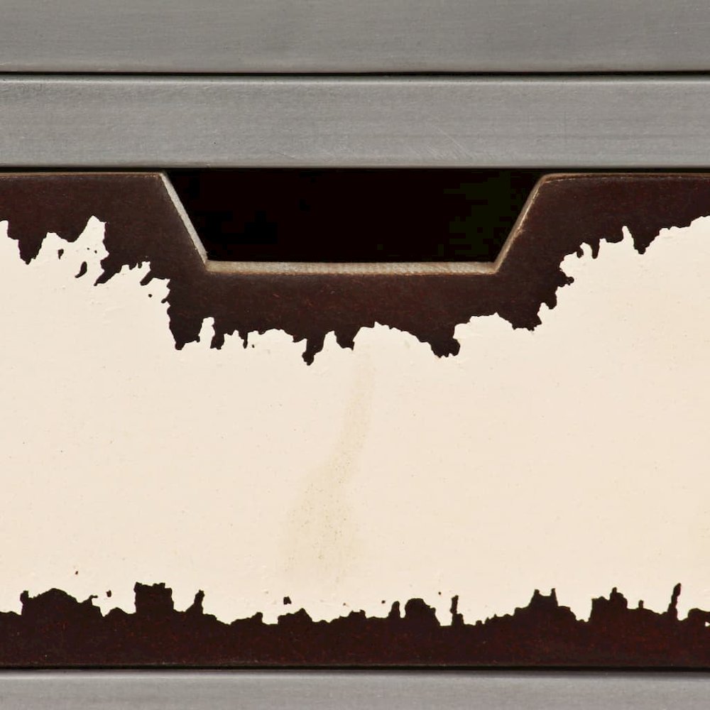 Sideboard Natural Mango Wood With Steel Accents. Picture 6