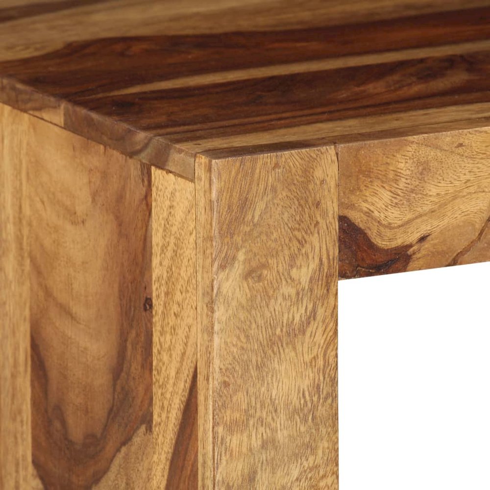 Rustic TV Unit Solid Sheesham 31.5 x 11.8 x 15.7 in TV Stand. Picture 10
