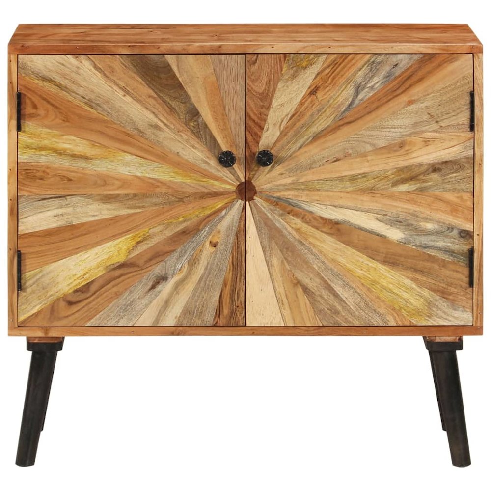 Sideboard Natural wood with brown and golden streaks Solid mango wood. Picture 2