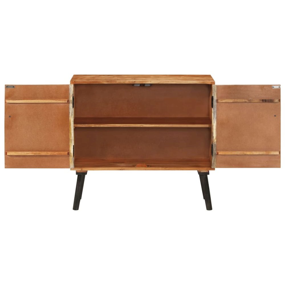 Sideboard Natural wood with brown and golden streaks Solid mango wood. Picture 4