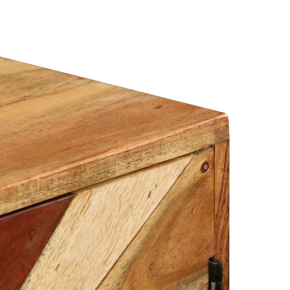 Sideboard Natural wood with brown and golden streaks Solid mango wood. Picture 5