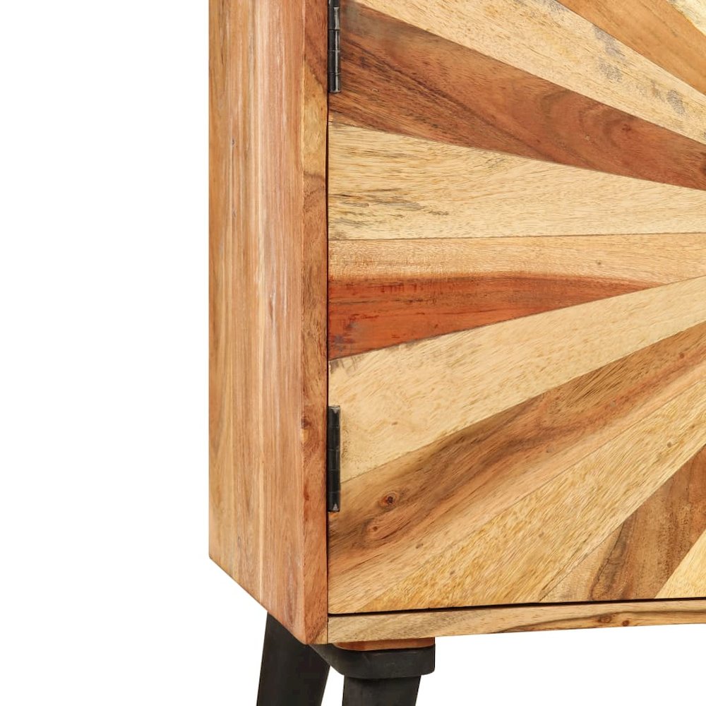 Sideboard Natural wood with brown and golden streaks Solid mango wood. Picture 6