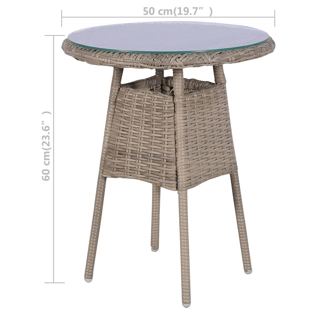 Dining Set Brown and Cream White. Picture 10