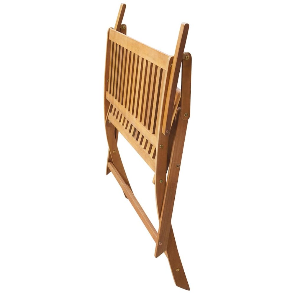 Garden Bench Natural Wood Brown Solid Acacia Wood Standard. Picture 3