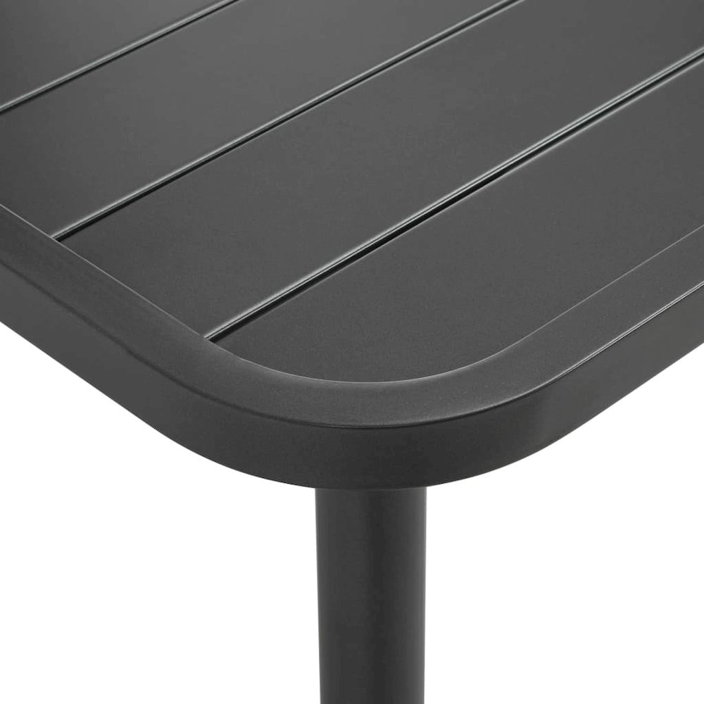 Outdoor Table Dark Grey E-coated and powder-coated steel. Picture 3