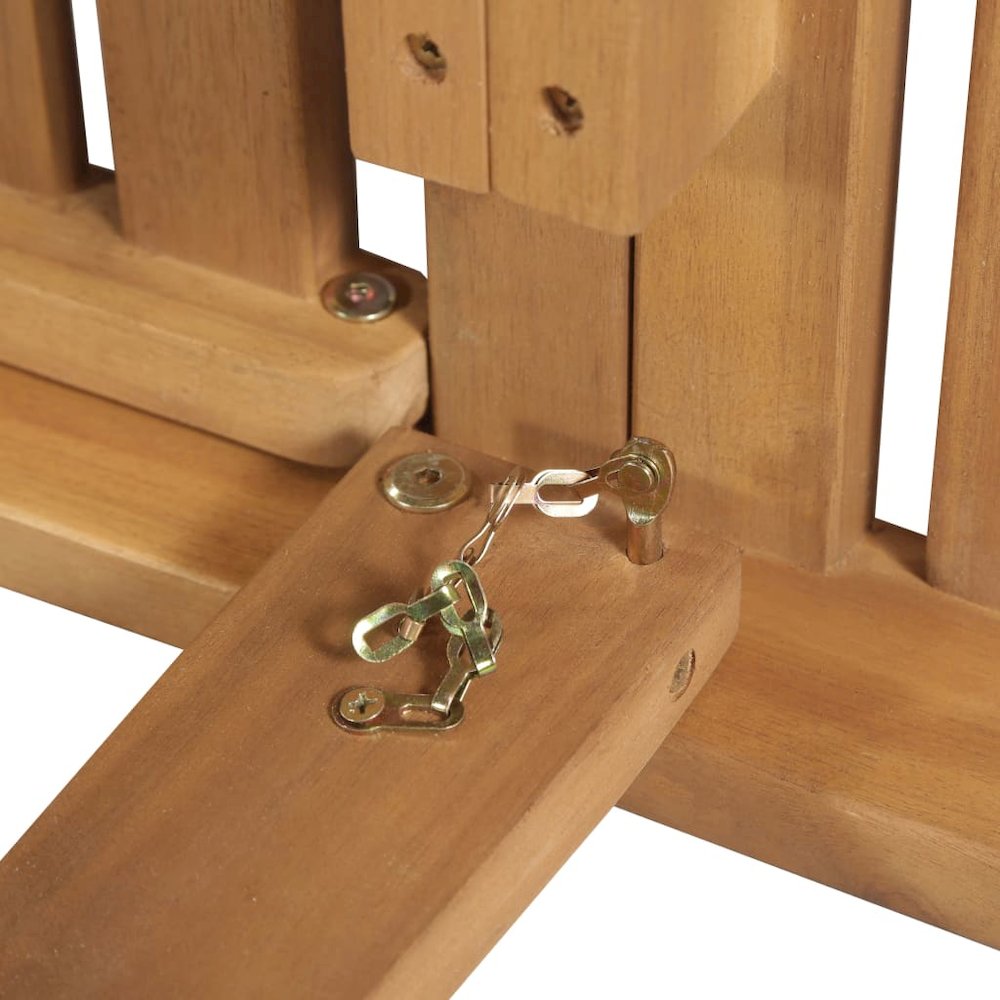 Sunbed Natural wood Solid acacia wood, oil finish Standard. Picture 9