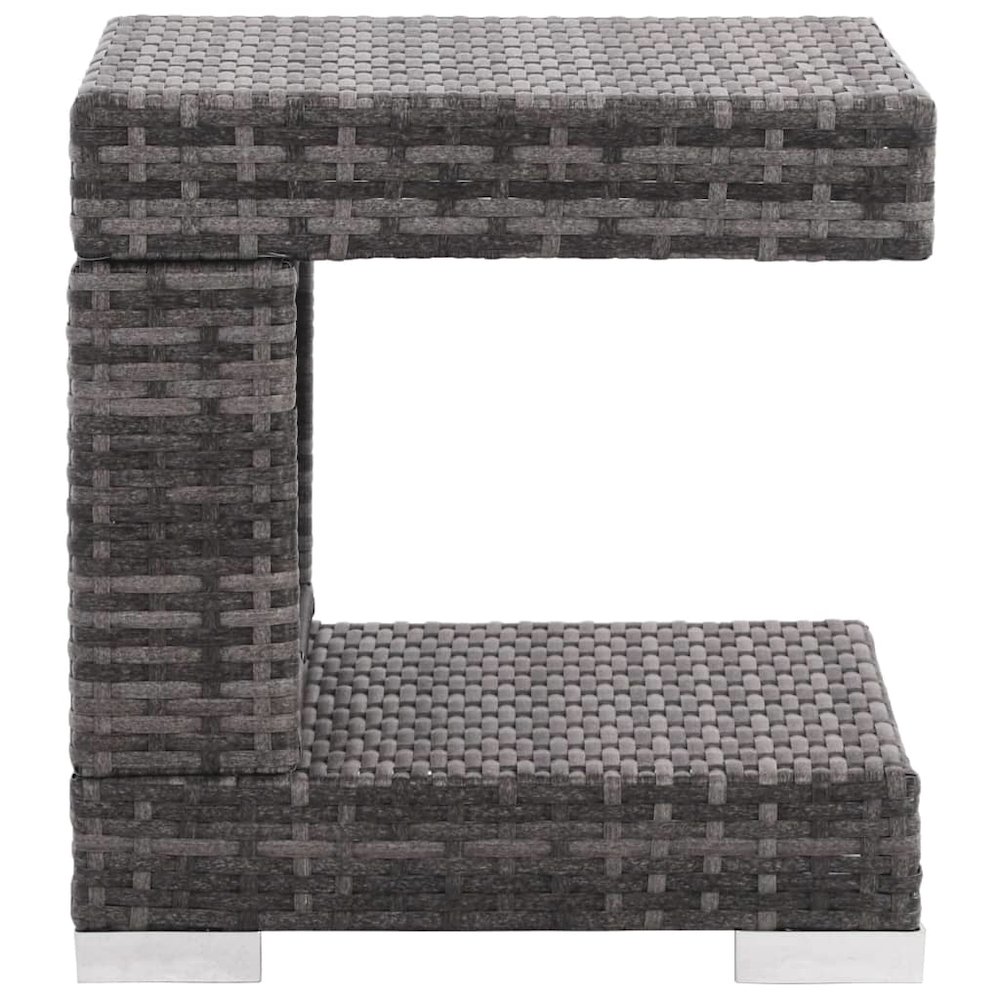 Rattan Sofa Set Grey & Dark Grey. Picture 9