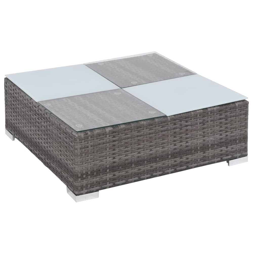Sofa Set Grey, dark grey, red. Picture 5