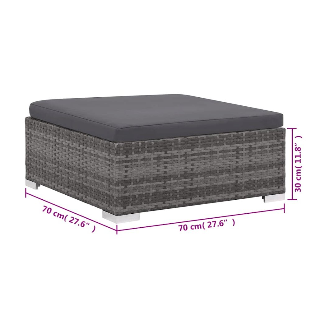 Sofa Set Gray and Dark Gray. Picture 7