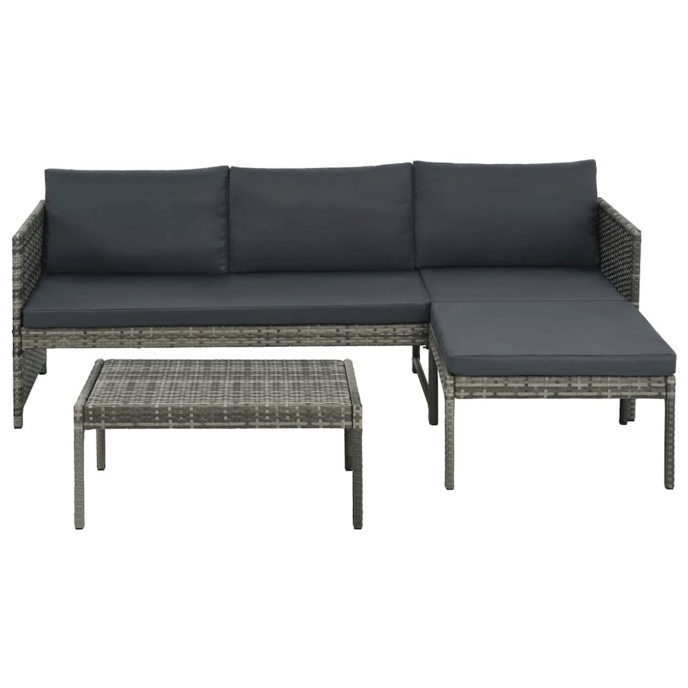 Garden Sofa Grey, Dark Grey. Picture 2