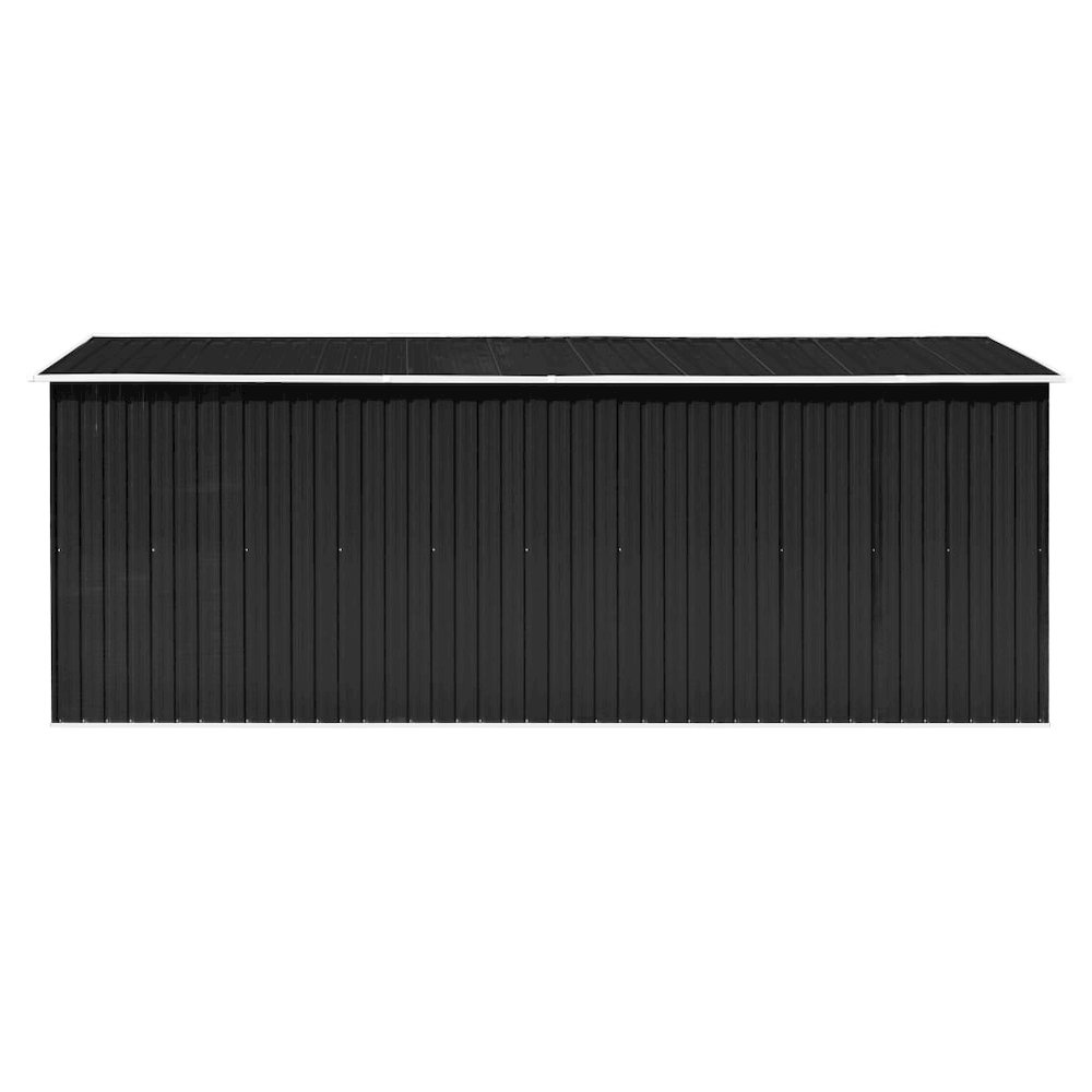 Garden Shed Anthracite Galvanized Steel Large Garden Shed. Picture 7