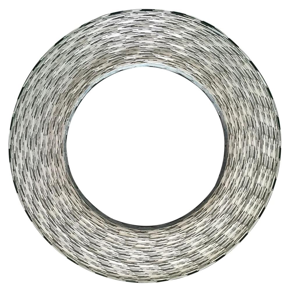 Razor Concertina Wire Galvanized Steel 1640.4'. Picture 1