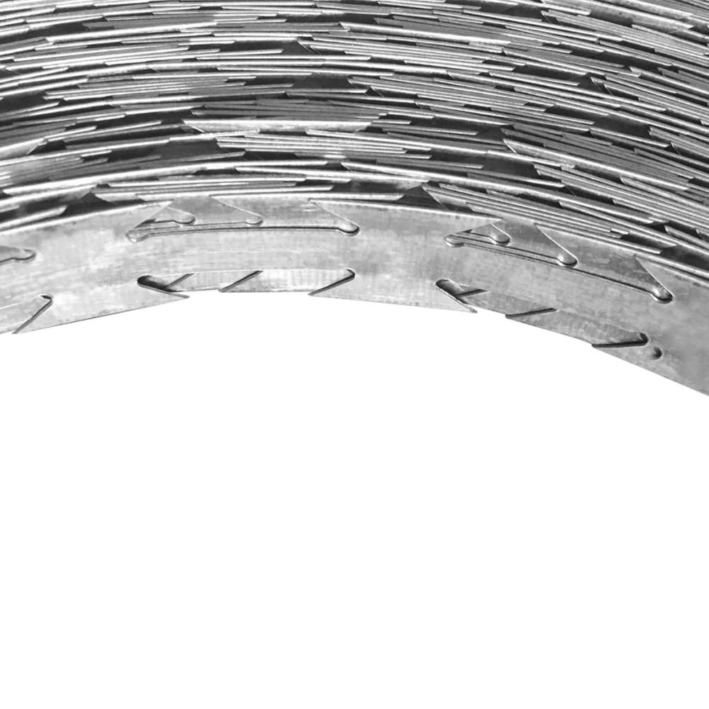 Razor Concertina Wire Galvanized Steel 1640.4'. Picture 3