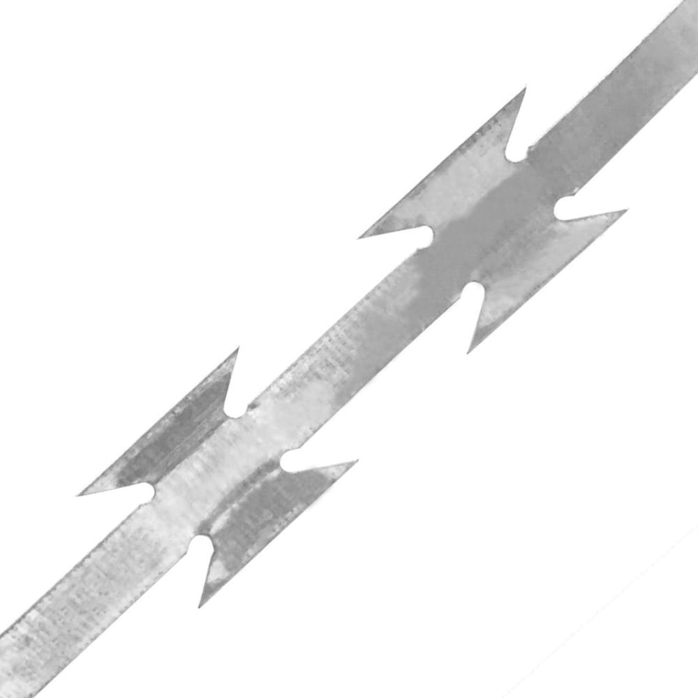 Razor Concertina Wire Galvanized Steel 1640.4'. Picture 4