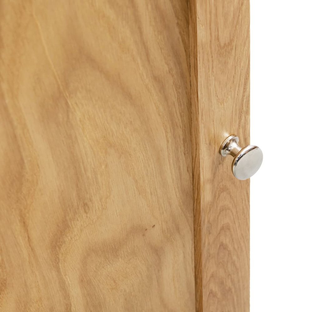 Corner Cabinet Brown Solid oak wood and MDF with oak veneer Medium. Picture 6