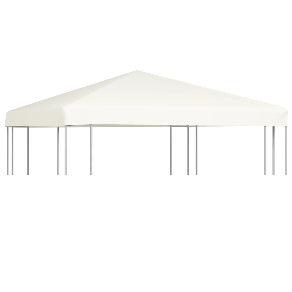 Gazebo Top Cover Cream White Polyester with PVC coating 10 x 10 ft. Picture 1