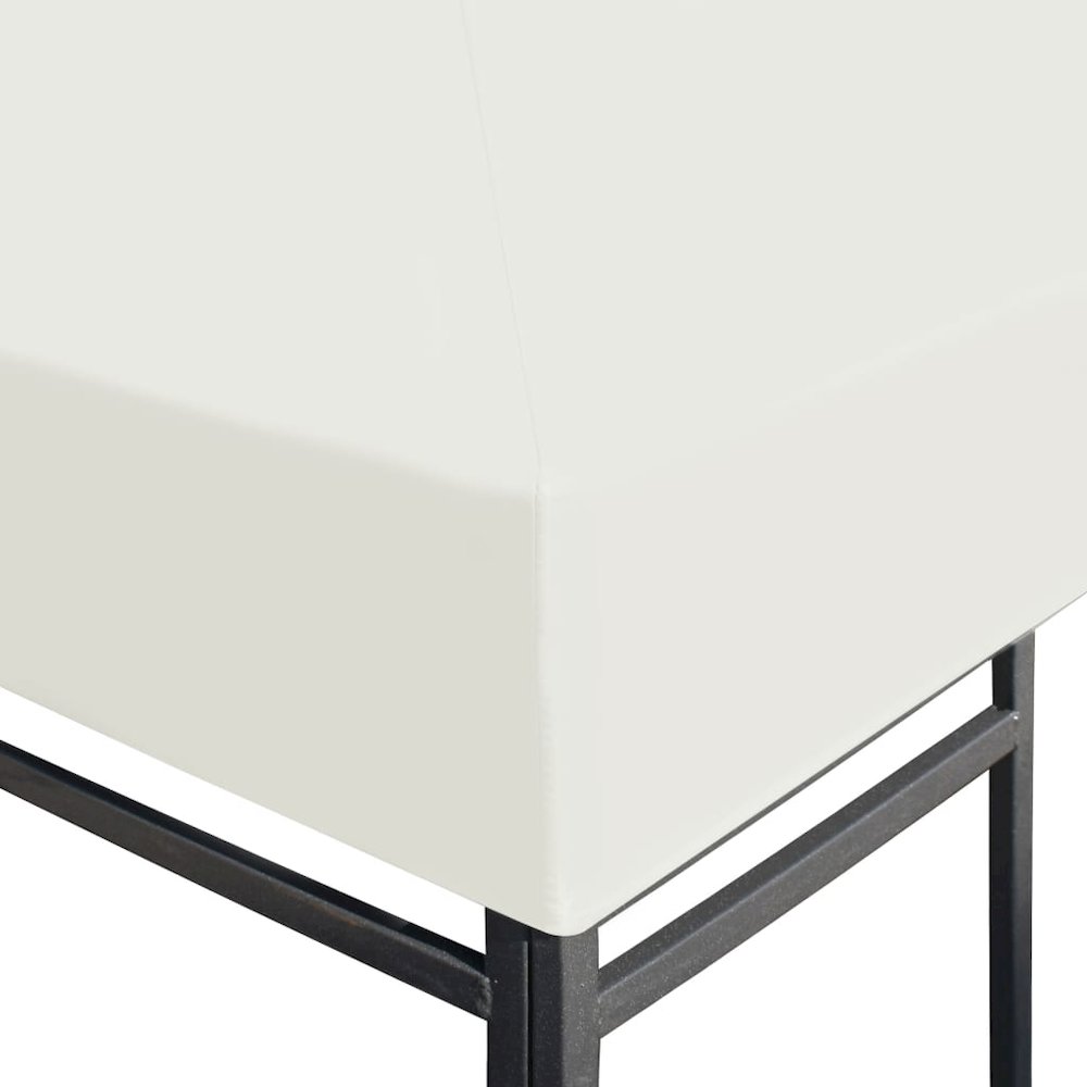 Gazebo Top Cover Cream White Polyester with PVC coating 10 x 10 ft. Picture 3