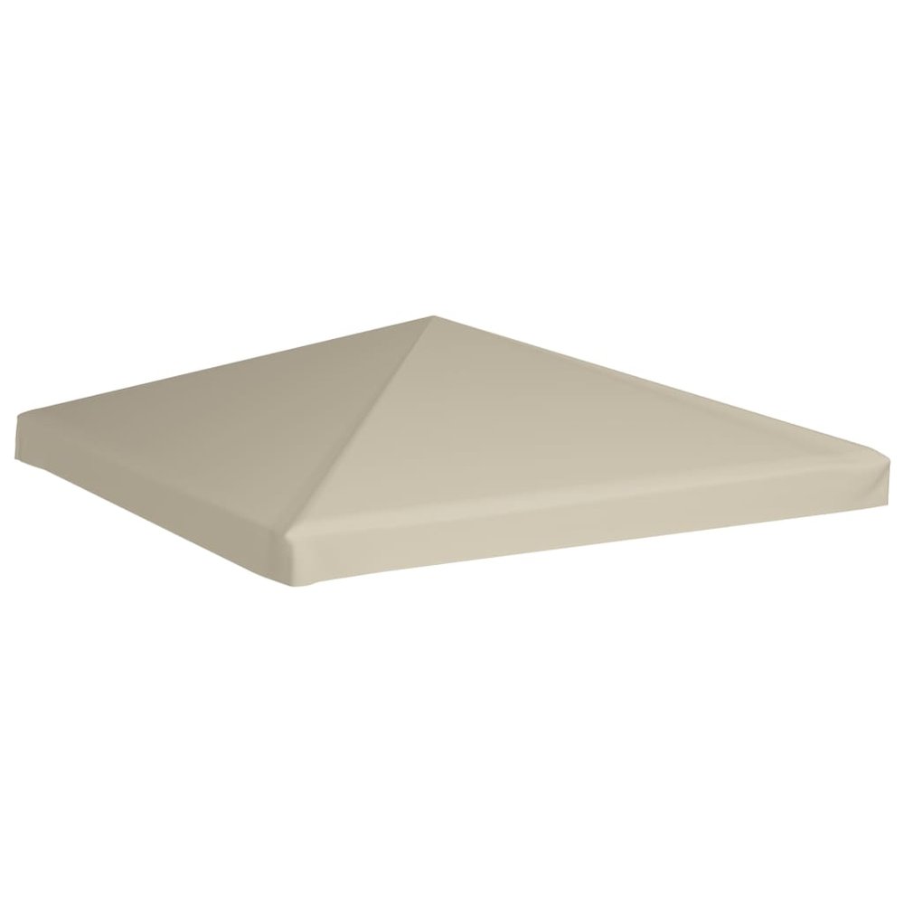 Gazebo Top Cover Beige Polyester with PVC coating 9.8 x 9.8 feet. Picture 2