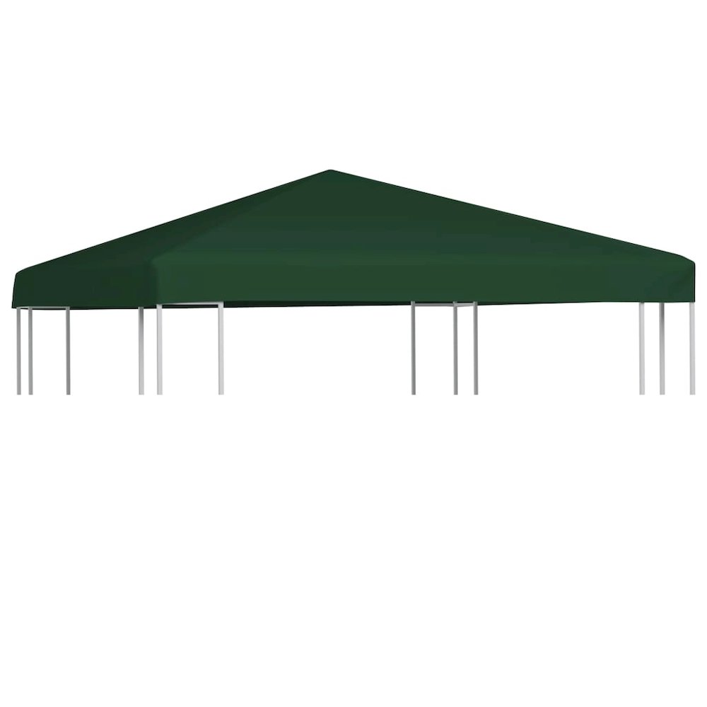 Gazebo Top Cover Green Polyester with PVC coating 10x10ft. Picture 1