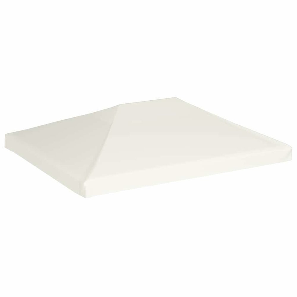 Gazebo Top Cover Cream White Polyester with PVC coating. Picture 1