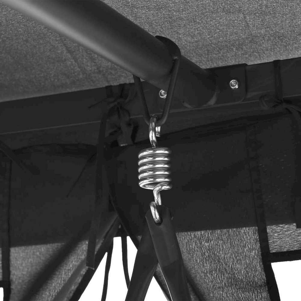 Hammock Anthracite Powder-coated steel, Polyester Extra Large. Picture 7