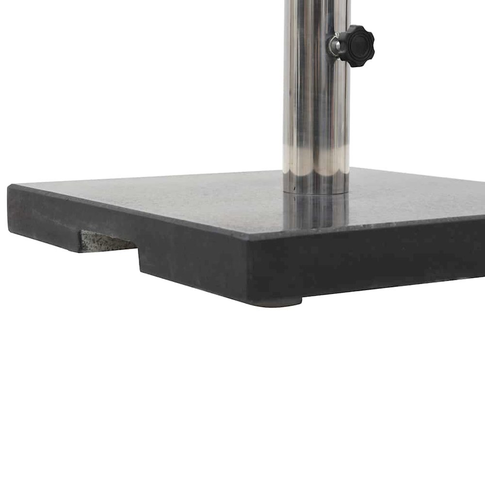 Parasol Base Black Granite, Stainless Steel. Picture 7