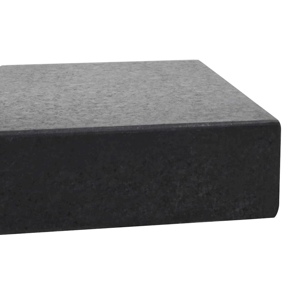 Umbrella Base Black Granite, Stainless Steel Standard. Picture 5
