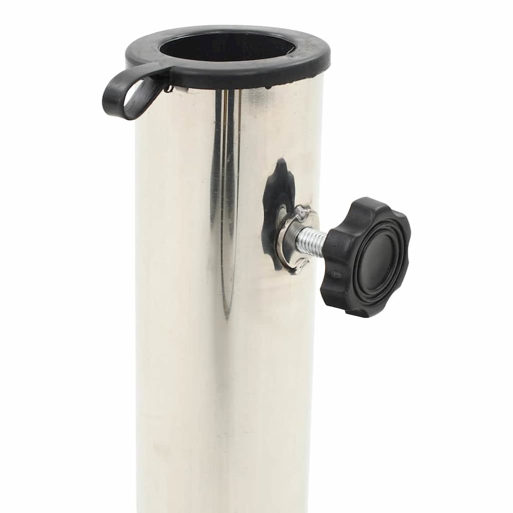 Parasol Base Black Granite and Stainless Steel 44.1 lbs. Picture 5
